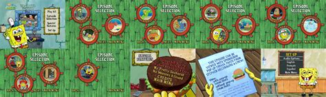 spongebob season 3 internet archive|DVD Menu Walkthroughs: SpongeBob Squarepants .